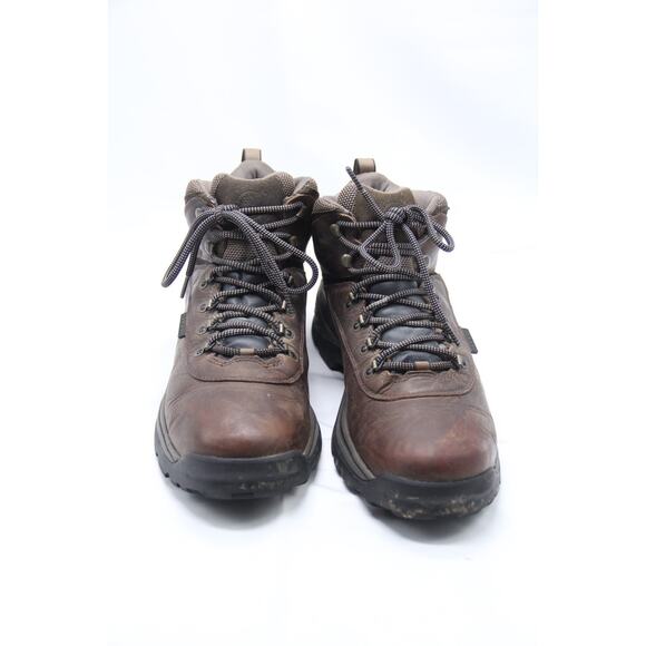 Timberland Ledge Mid Hiking Boots Mens Sz 12 Brown Leather Round Toe Ankle 12135 - Picture 2 of 7